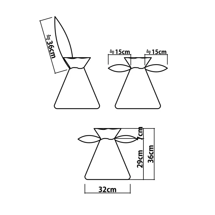 Satten bag -tipsy-