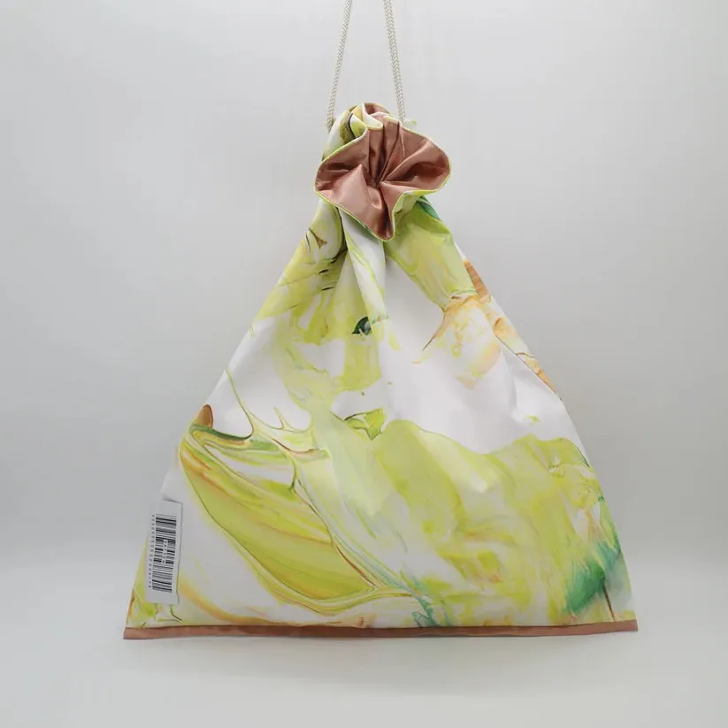 Satten bag -pistachio-B